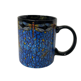 Tiffany Dragonfly Porcelain Mug