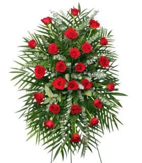 Red Roses Standing Spray