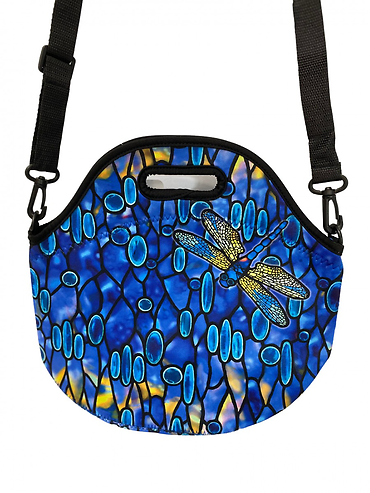 Tiffany Dragonfly-Neoprene Lunch Tote