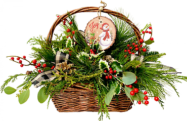 Woodsy Ornament Basket