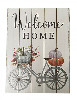 Welcome Home Fall Sign