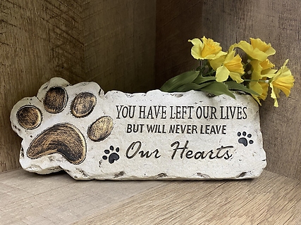 You Have Left Our Lives Pet Memorial
