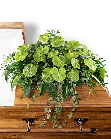 Tropical Haven Casket Spray