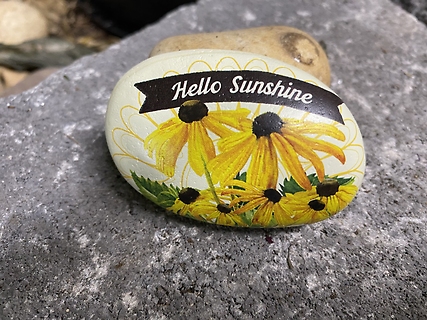 Hello Sunshine Message Rock
