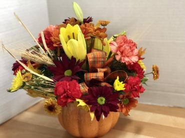 Floral Pumpkin