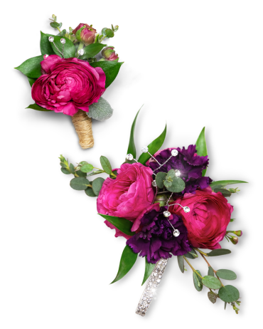 Allure Corsage and Boutonniere Set