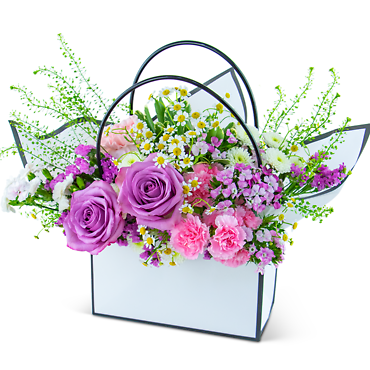 Soft and Romantic Blooming Tote