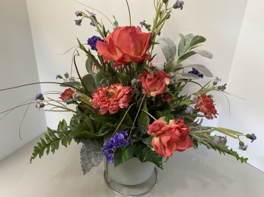 Red and Purple Floral Arrangement