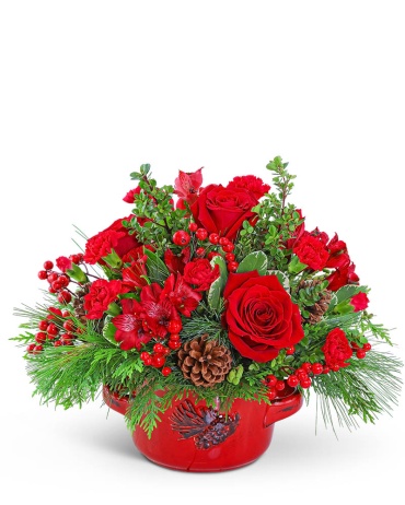 Festive Stoneware Centerpiece